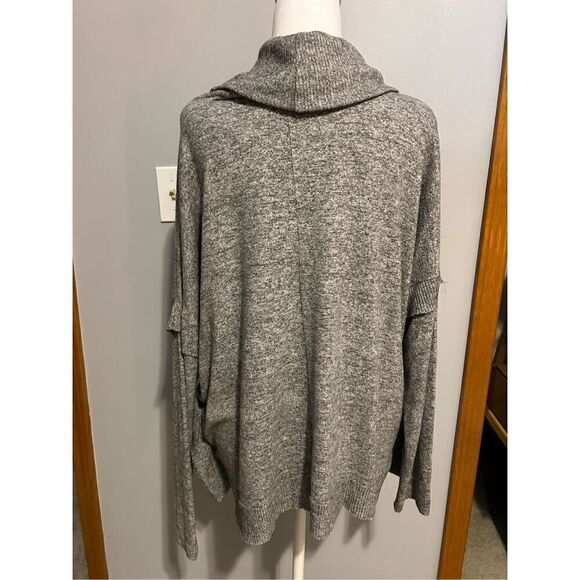 Postmark by Anthropologie ruffle cowl neck tunic top oversized size S - Picture 4 of 10